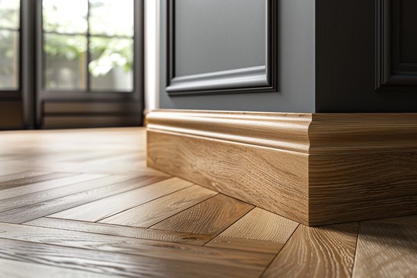 Des plinthes en bois pour un sol parfait